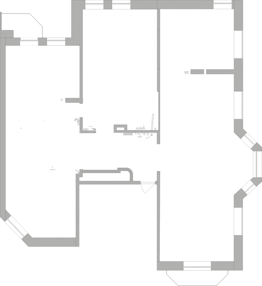 PENTHOUSE 200, исходный обмерный план